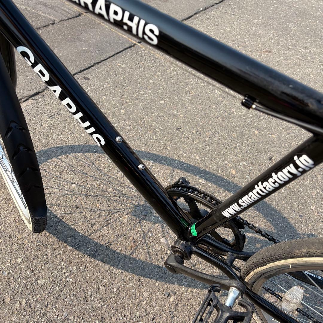 【引取限定】GRAPHIS クロスバイク 自転車 26インチ 北海道